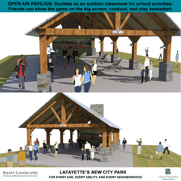 LaFayette open air pavilion design